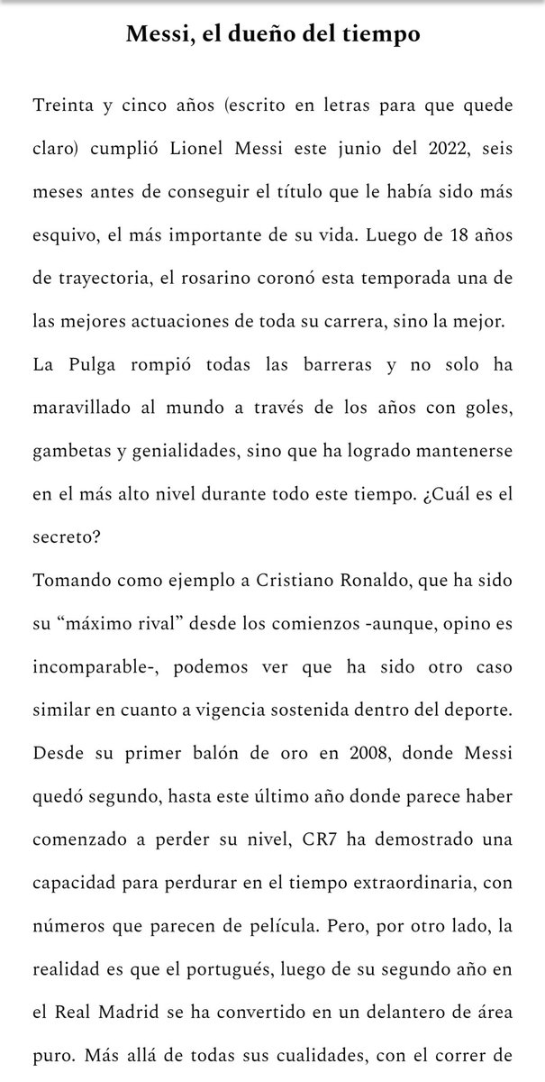 a_lorennzo's tweet photo. Messi, el dueño del tiempo https://t.co/xim7xbSi76
