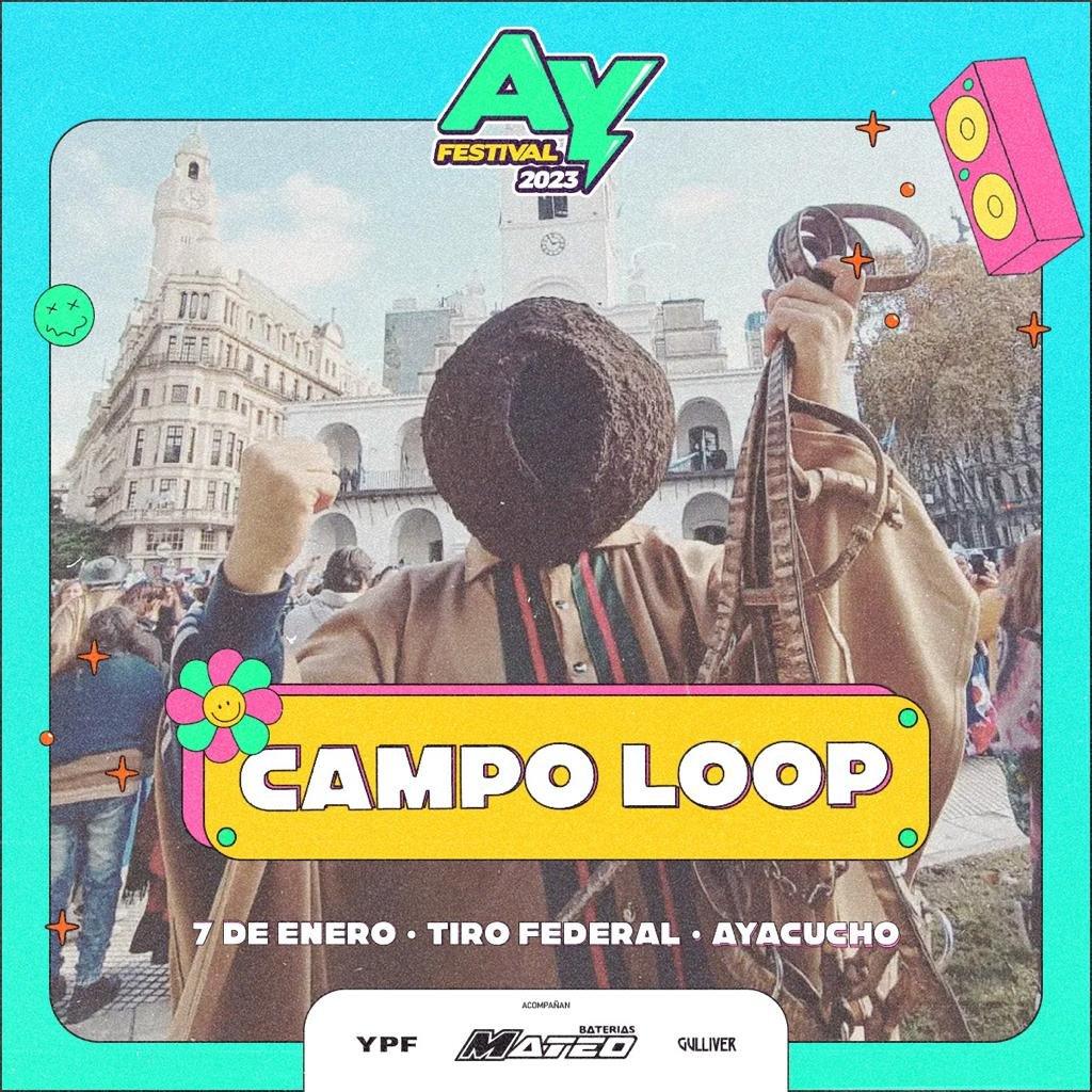 Listos para recibir a CAMPO LOOP! 🌿🌅
#AyFestival2023