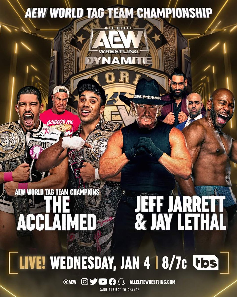There's nothing I hate more than when WWE gives title shots to old guys like Goldberg and Edge. Thank God AEW knows how to push their young talent, and not depend on old guys from the past 🥰🥰🥰
