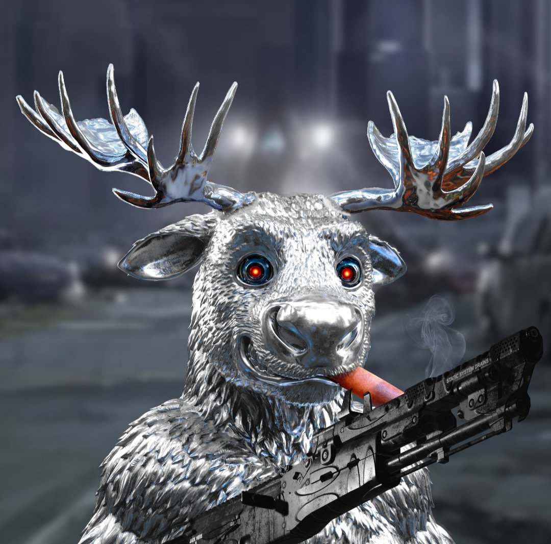 OGLarz4Riehl's tweet photo. @xmoosenft For .2 ETH you can have your very own special customized #XMoose #NFT like The Rock or
The Terminator here. Or anyone of your liking. Come join our Discord and create a ticket and our artists will make whoever of your liking in a 3-D version.
#NFTs #NFTsCommunity https://t.co/t8cK1UABxg