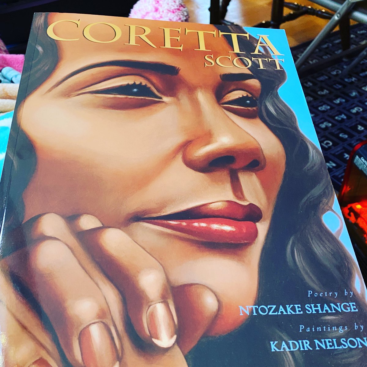 What a beautiful #book. “Tragedy accompanies growth no matter who we are.” #melissasgoldenlines #goodreadsreadingchallenge #goodreadschallenge2022 @KadirNelson @NtozakeShange1 #bookposse #CorettaScott