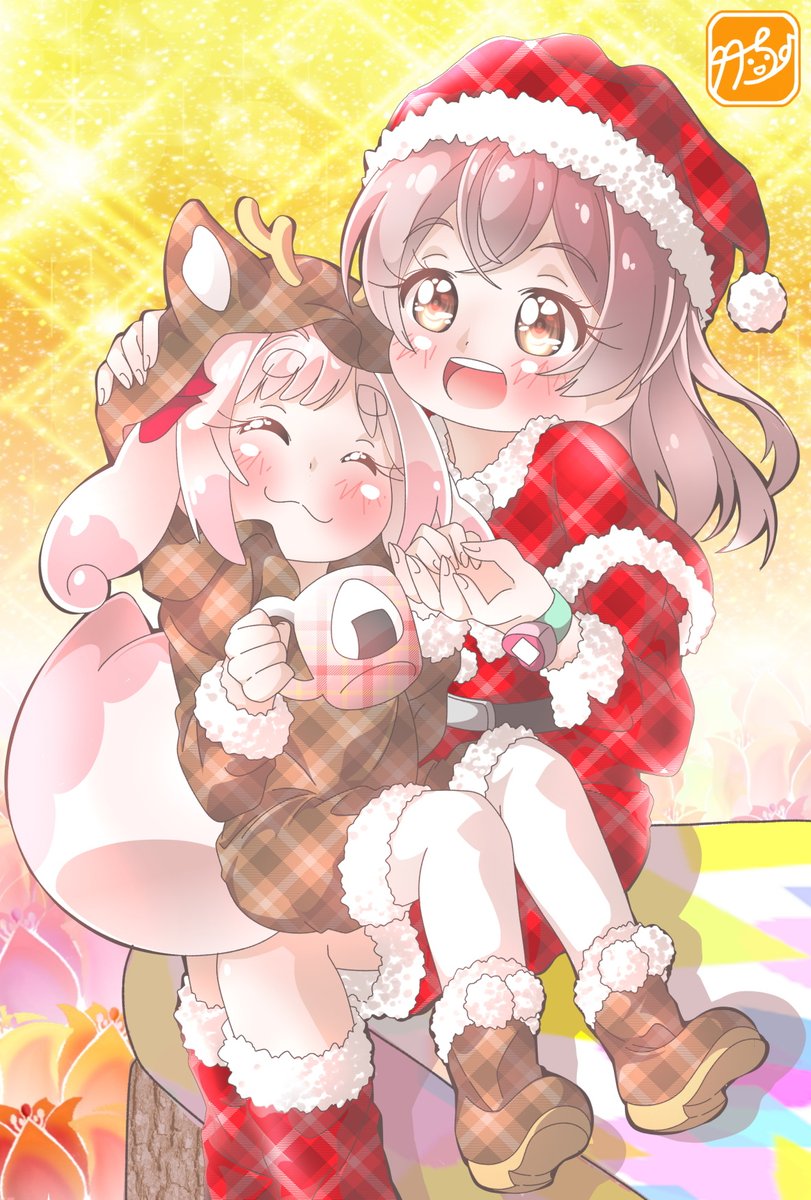 プリキュア「#2022年を振り返る みんなと一緒に美味しく味わえる喜びと、笑顔と笑顔がつなが」|竹ちょ@ワクチン4回接種済みのイラスト