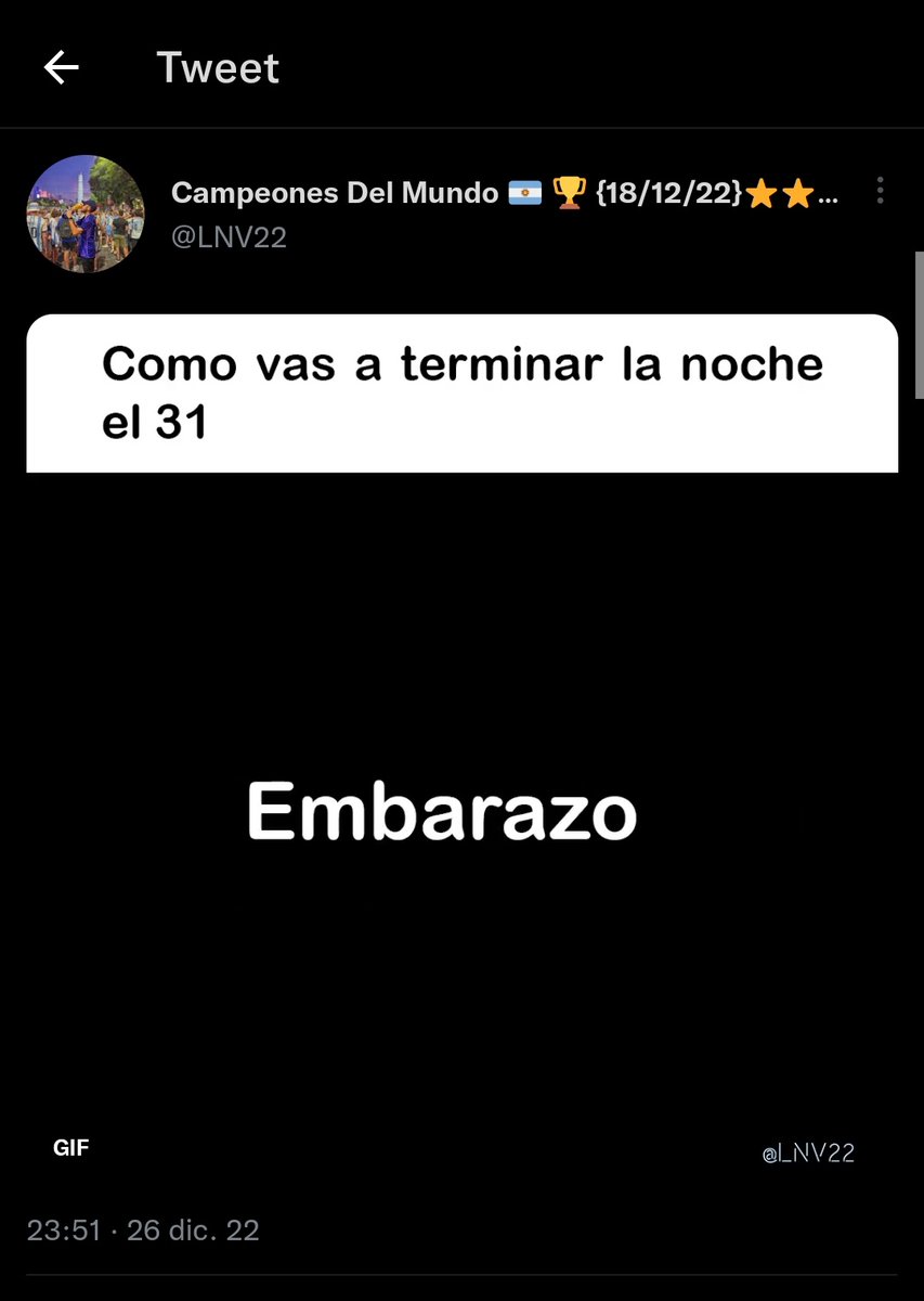 pero el embarazo estaba de antes.