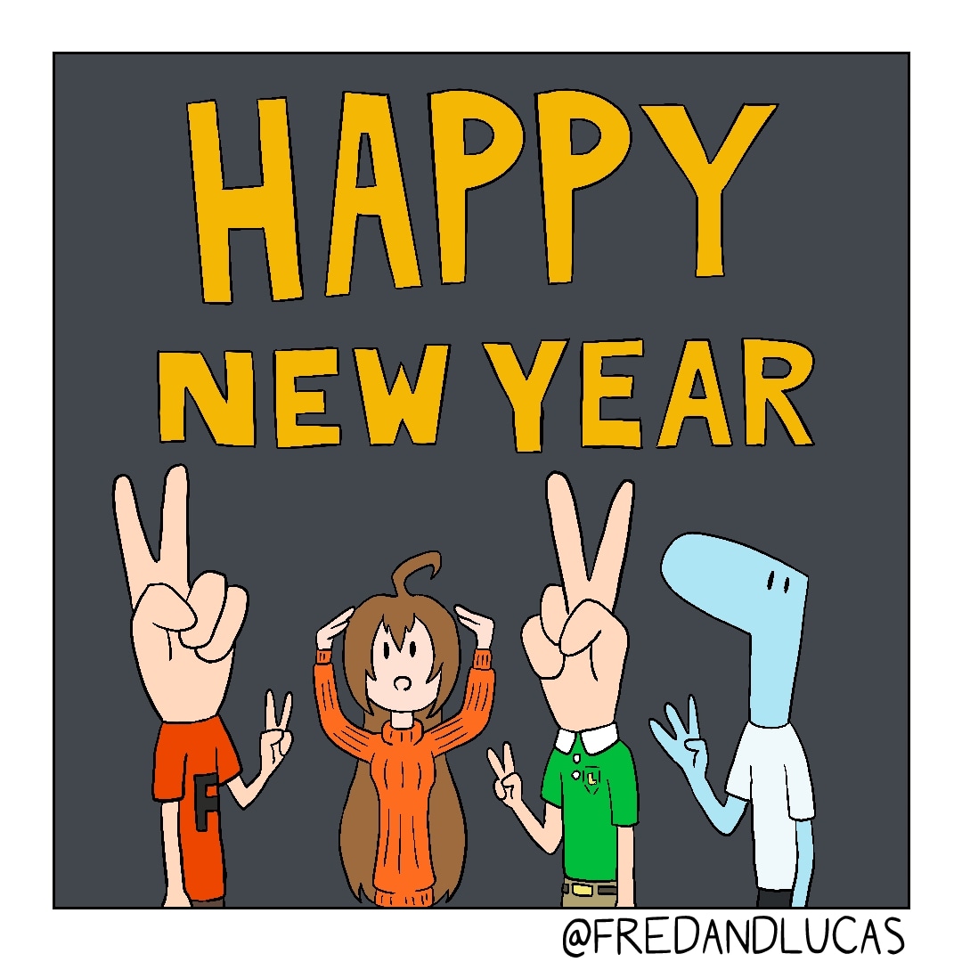 realtalkinghand's tweet photo. Happy New Year!
#fredandlucas #fredthetalkinghand #lucasthetalkinghand #fredwashere #talkinghandtuesday #comic #illustration #ipad #ipadpro #procreate #merrychristmas #happyholidays #happynewyear #newyearseve #newyear #newyearillustration #newyear2023 https://t.co/tQHKMsCrVF