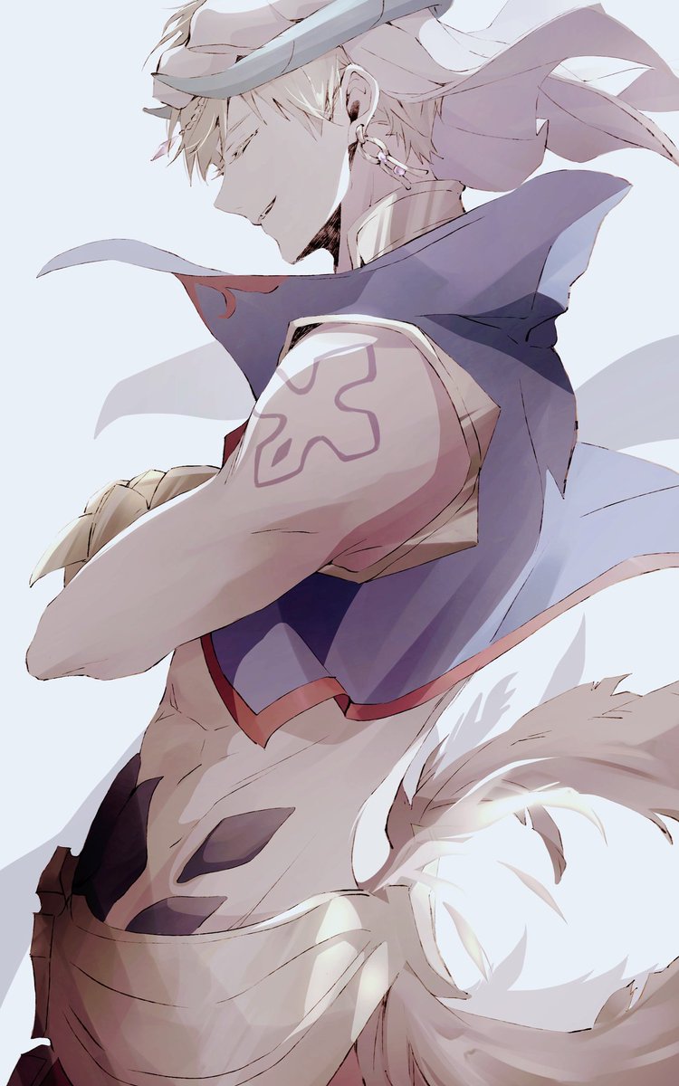 エルキドゥ(Fate) 「本年も大変お世話になりました来年もどうぞよろしくお願いいたします!来年も絵を描け」|moccaのイラスト