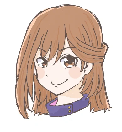 美人な杏奈ちゃん描けた!(*゜∀゜)=3 