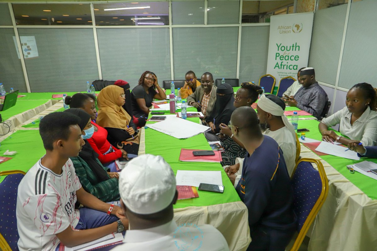 M_A_Abdullahi's tweet photo. Thank you @itsorit @RhuksA and @AUC_PAPS for the support you provided to our 3 days workshop on YPS and P/CVE through @agentsofpeace_  @oita_etyang @GermanyinKenya @Ger_Odock @STGinAfrica @UNDP4Youth @us_ypscoalition https://t.co/qs6mECrcz2