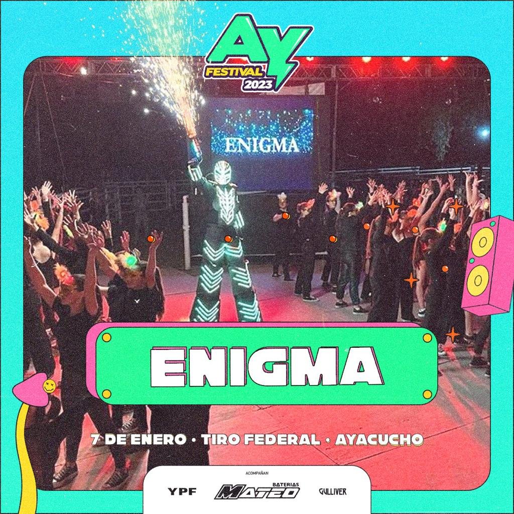 ENIGMA están listos?? 💃👯‍♀️🪩
#AyFestival2023