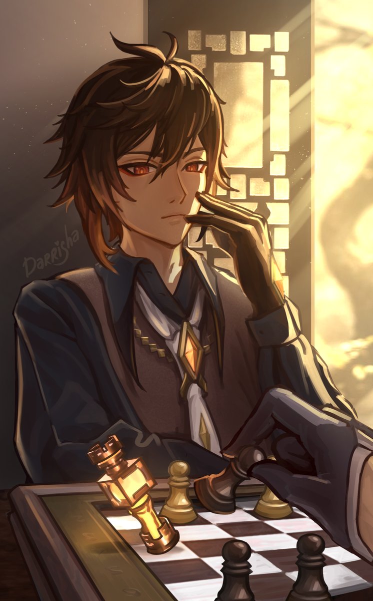 Darrisha_'s tweet photo. #zhongli Happy birthday and Happy new Year! 
#GenshinImpact #鍾離生誕祭2022 #原神 https://t.co/jWzjU0sPeS