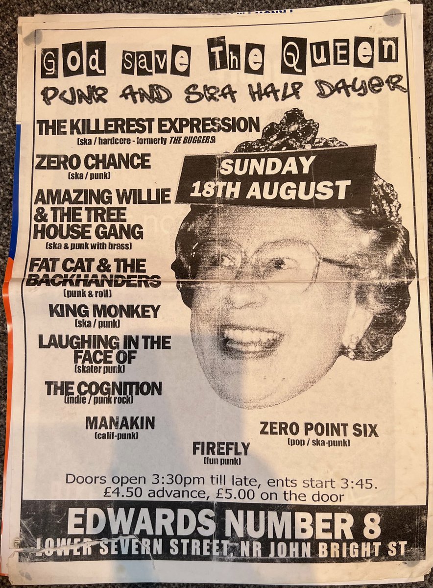 20 years + 4 months (and a bit) ago! This was the first ever gig we played. I kept thinking it was a July gig but I was wrong.. 18th August 2002! We formed in June that year and bodged together about 4 or 5 songs + a cover for our first set. Daaamn.

#lockjawcrew #punk #skatepunk