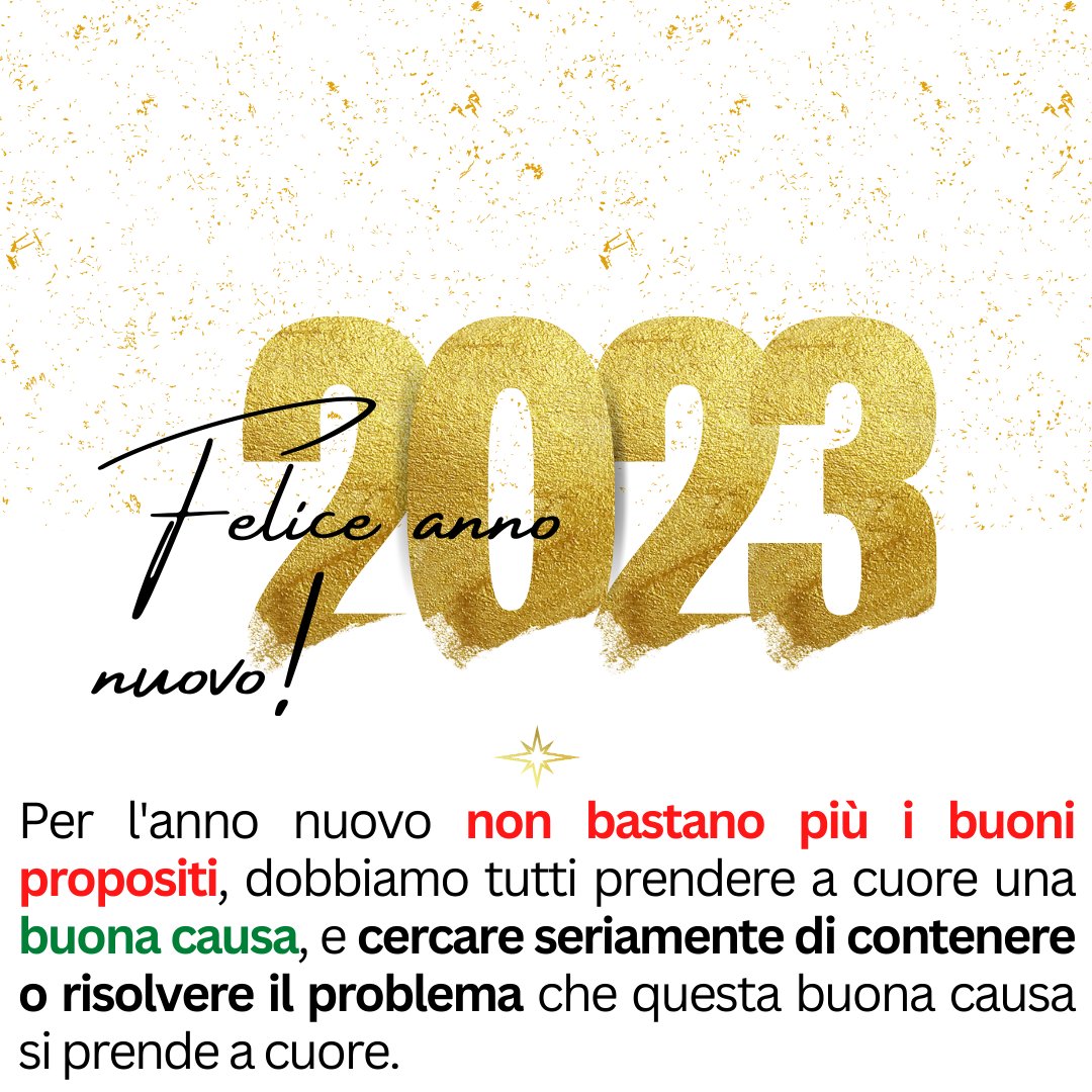 Fised4Future's tweet photo. Per l'anno nuovo non bastano più i buoni propositi, dobbiamo tutti prendere a cuore una buona causa, e cercare seriamente di contenere o risolvere il problema che questa buona causa si prende a cuore.

#happynewyear #buonanno #buonacausa #buonipropositi #risolviamoproblemi https://t.co/Thi9arKXfi