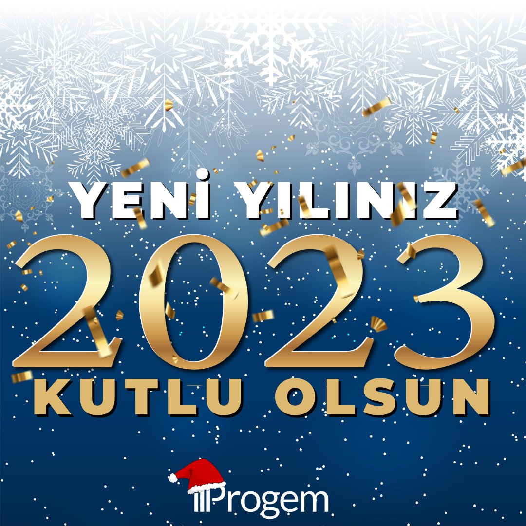 Sağlığı ve mutluluğu beraberinde getirecek, nice başarılarla hedeflerinize ulaştıracak umut dolu, güzel bir yıl dileriz. Hoşgeldin 2023!

#2023 #progem #progemdanışmanlık #yeniyıl #yılbaşı