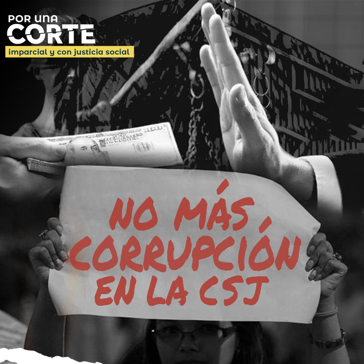 CorteImparcial's tweet photo. 📣 No dejemos que la injusticia y corrupción sigan sucediendo. 

Necesitamos un cambio social donde existan leyes que abogen por la protección de los derechos humanos. 👨‍⚖️👩‍⚖️

Fotogaleria: Presentación de #tachasdenuncias a candidatos a magistrados ante la @JNominadoraHN https://t.co/qExLGs7k5B