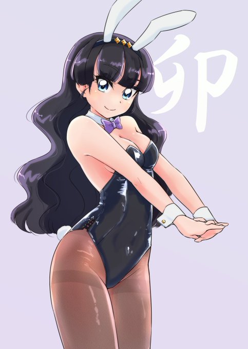 卯年なのでバニーガールのksiamnちゃん描きました 