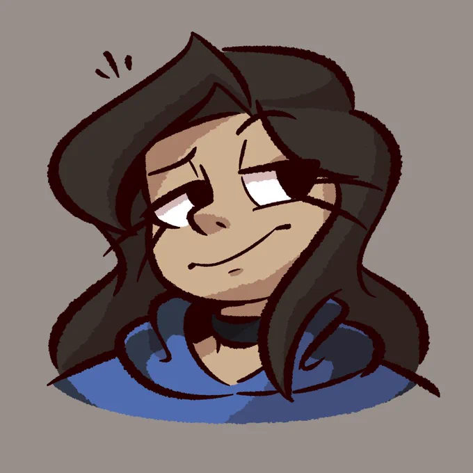 quick doodle of 's character because I just found out about them after meeting them in Vrchat lol 