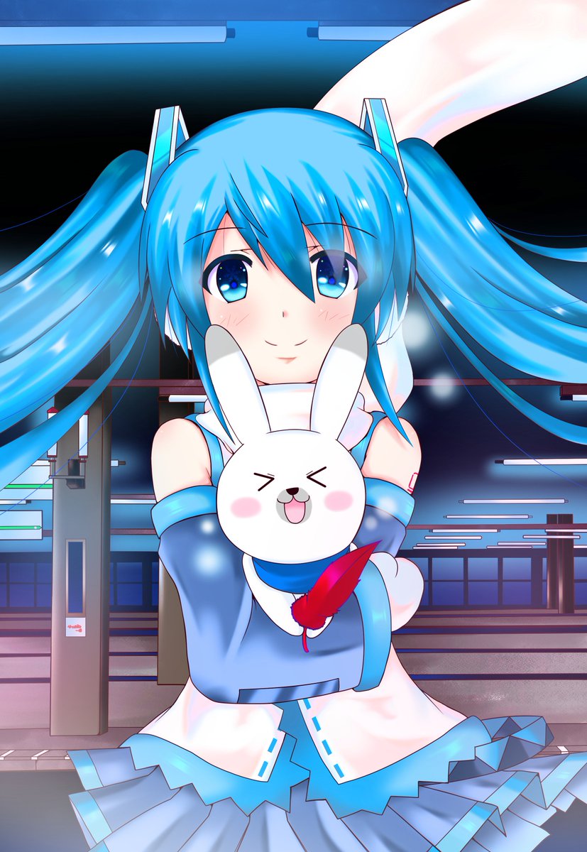 初音ミク 「#2022年自分が選ぶ今年の4枚 よいお年をー。 」|キノ店員のイラスト