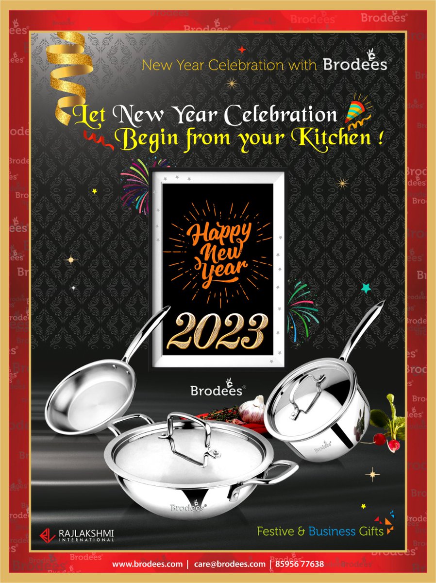 brodeesindia's tweet photo. Write the new chapter of your life with happiness and smiles, hope for a beautiful journey of many more miles….. Happy New Year! https://t.co/s2cSMO6Tks