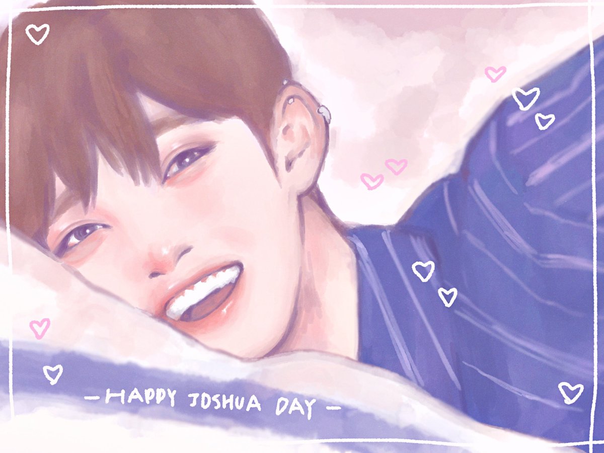 🤍🐰 
#Happy_JOSHUA_Day 
#we_wiSHUA_happyBday
#조슈아_생일이_다가온다_셋둘하나
#seventeenfanart