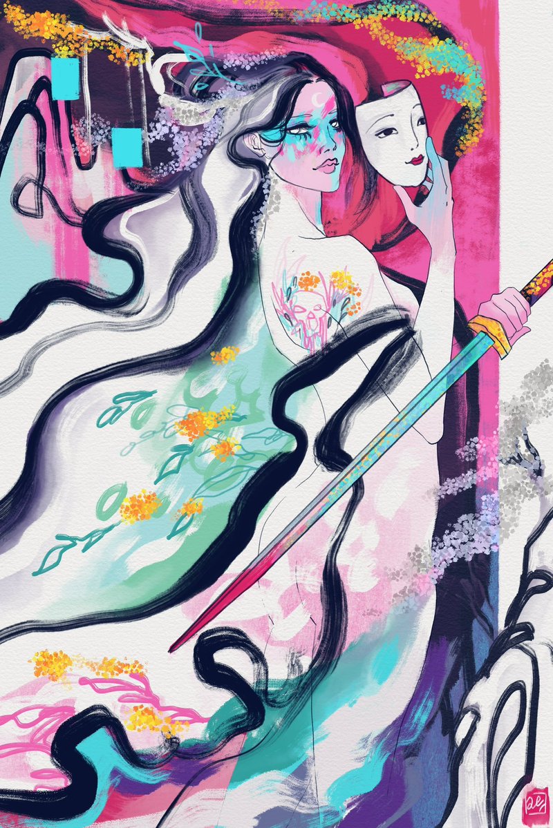 #1973sARTCRAWL 🪩

'To thine own self be true.' Only 15 hours 'til 2023 EST:

✨ #19. AESTRILD / <a href="/aestrilds/">aestrild</a> is an artist, physician, and mom from Canada

Join the CRAWL:
✨ Visit their page: Follow/RT/like #HappyNewYear 🪩