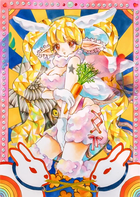 💖ᴀ ʜᴀᴘᴘʏ ɴᴇᴡ ʏᴇᴀʀ💖
#コピック #アナログイラスト 
#copic #illustration #drawing 
