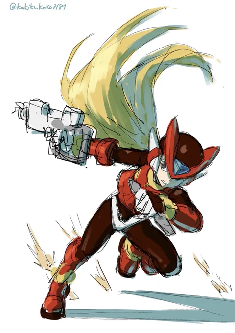かきおさめ!!!#ロックマンゼロ 