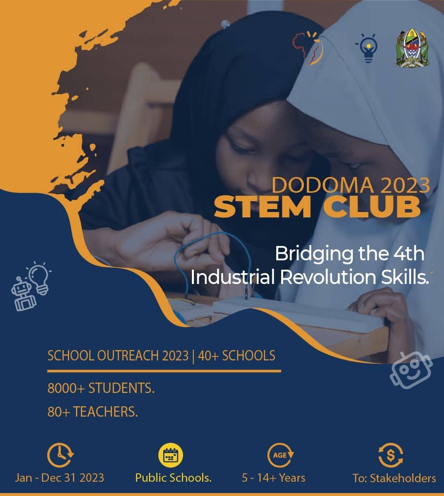 We are grateful to introduce #4IRSkills2023 that in 2023 we will be collaborating with Dodoma Municipal in bridging the 4th industrial revolution skills in both primary and secondary schools. We are grateful to invite all stakeholders on STEM and Innovation ecosystem at large,