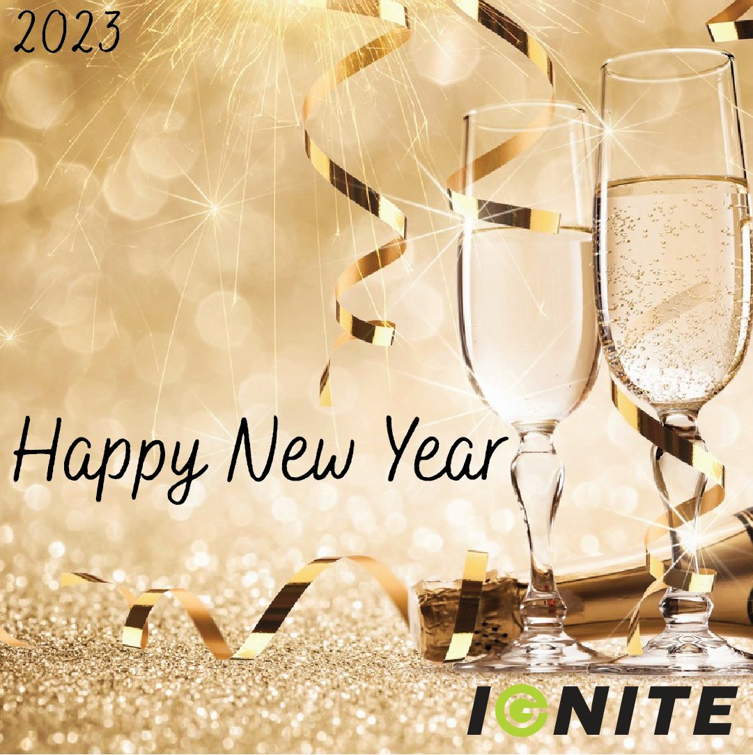 ignite_now's tweet photo. Happy New Year! Cheers to 2023.
#IgniteImpossible #nye2022 #cheers #newyears2023 https://t.co/T5eqPui6GM