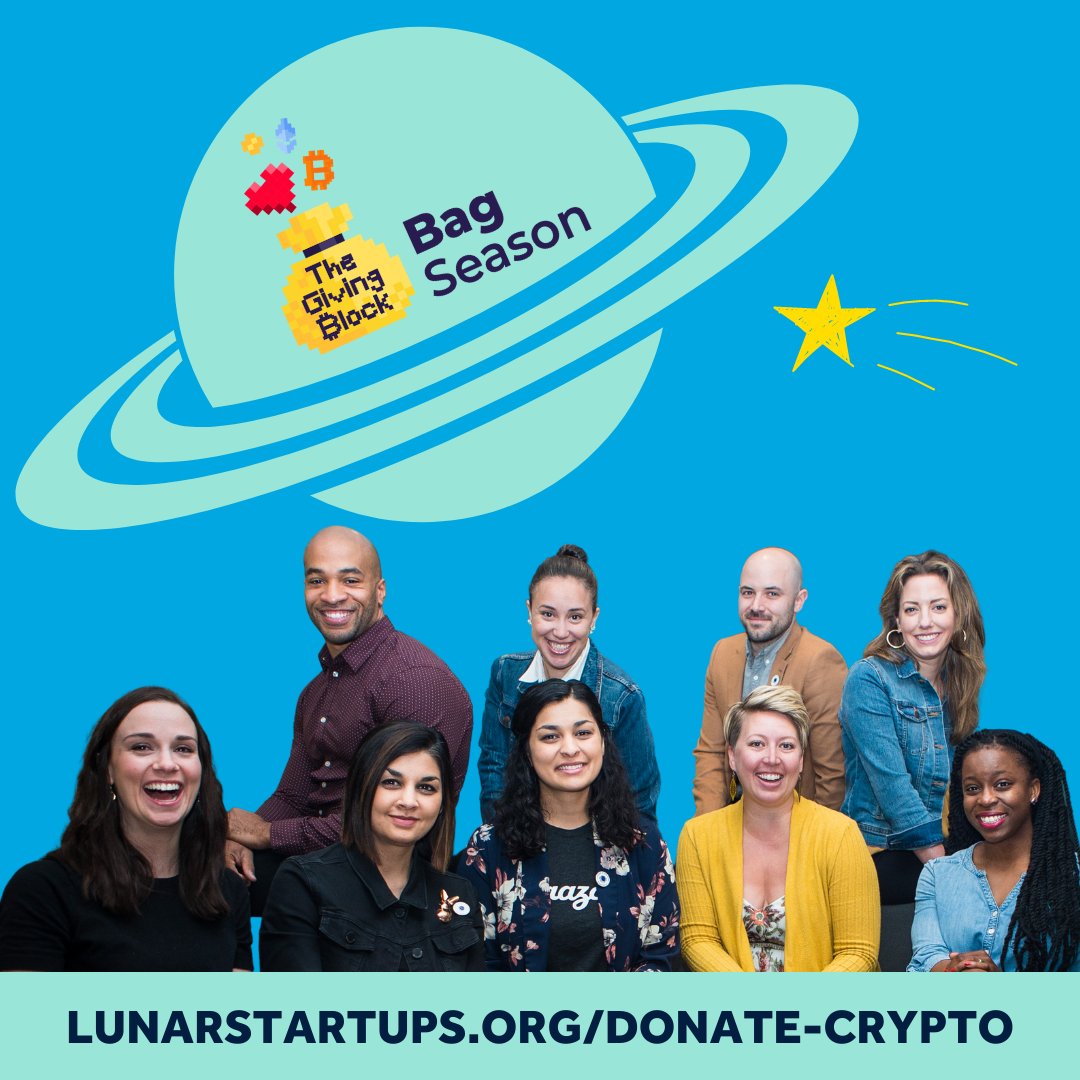 Today is the last day of #BagSeason! Do you have #Crypto to donate? 💫

Donate to inclusive entrepreneurship!

We support BIPOC, LGBTQ+, women, &amp; non-binary founders who bring fresh perspectives to future challenges.

Support those leaders today: bit.ly/3TJghIv