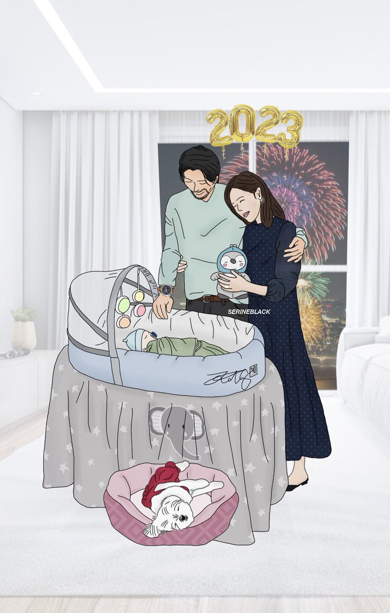 serineblack's tweet photo. HAPPY NEW YEAR!!! 🥳🫶🏻🥂

#binjin #hyunbin #sonyejin https://t.co/Coj9IOwbIl