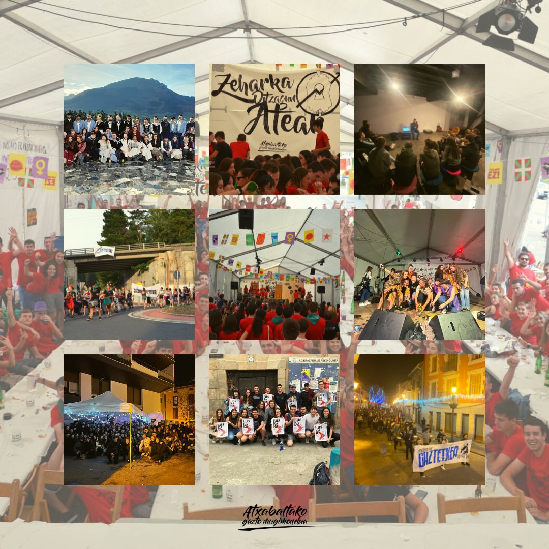 Eta gu… hemen kokatzen gara gu, eguneroko lanean eta ilusioan, komunitatean eta ate osteetan. 

Iranaganari zein geroari begira… jarraituko dugu borrokatzen oraina!