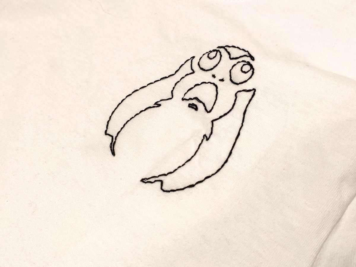IlGlaz's tweet photo. Lil' sister gifted me with a hand-embroidered t-shirt that perfectly captures my mood for the past year.
#PorgNation https://t.co/OcVhVf2aml