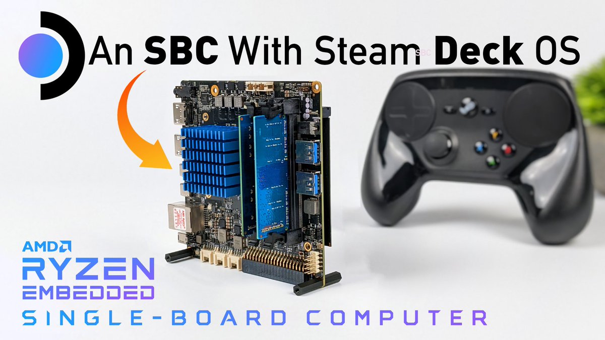 theetaprime's tweet photo. We Installed Steam Deck OS On An SBC! This X86 Board Is Pretty Fast #linux #steamos #sbc #x86 #udoo #SteamDeck #gaming
https://t.co/FeaYsc4Und https://t.co/nn2IJFGZ3J