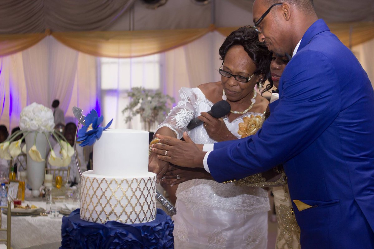 Abocco's tweet image. Birthday cake cutting in the 80s. 

Wedding cake cutting in the 2010s.

Celebrations all around today.

Thank you all for the wishes. 

#MightyAfrican
#MightyAfricanLove