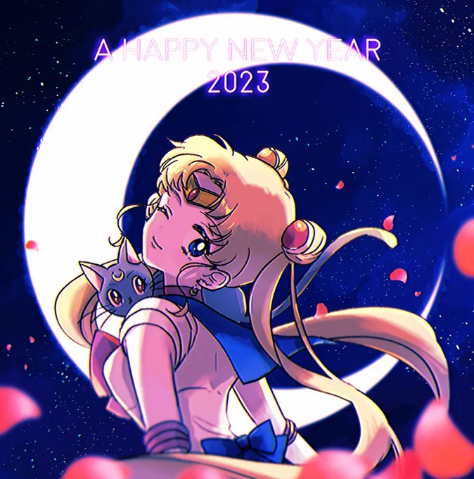 描き納め〜書き初め!今年は卯年なのでセラムン絵もいっぱい描くぞ〜!なんたって映画ある……今年もよろしくお願いしまーーす! 