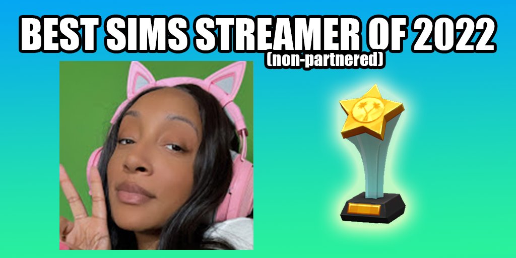 SimmysAwards's tweet image. BEST SIMS STREAMER (NON-PARTNERED) OF 2O22 - @GameLikeMagic