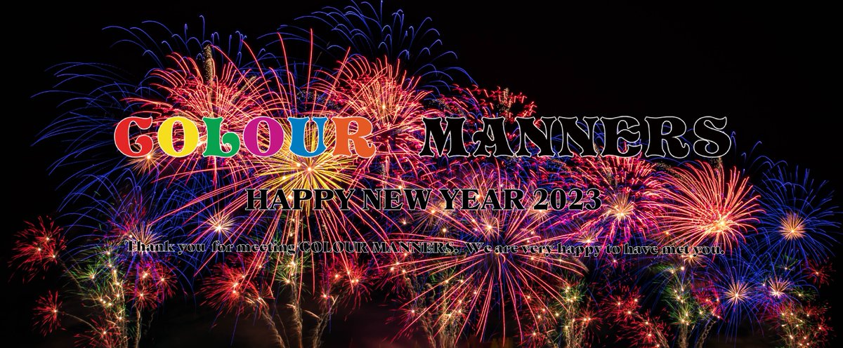 COLOUR MANNERS tweet media