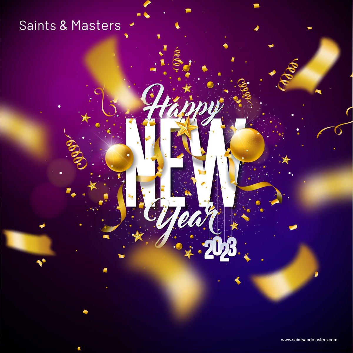 SaintsnMasters's tweet photo. A New Year means a new chapter and we hope 2023 will be a historical part of your journey. Warm wishes for a bright, healthy and prosperous year ahead. Happy New Year!
#Newyear #Celebrations #happynewyear2023 #saintsandmasters https://t.co/Dwfh7TMq0f