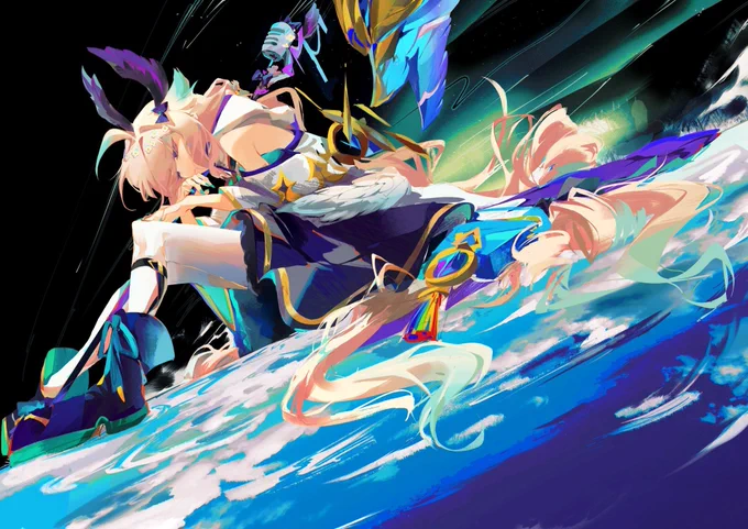 Drew backgrounds and Eva this year!#2022年自分が選ぶ今年の4枚 