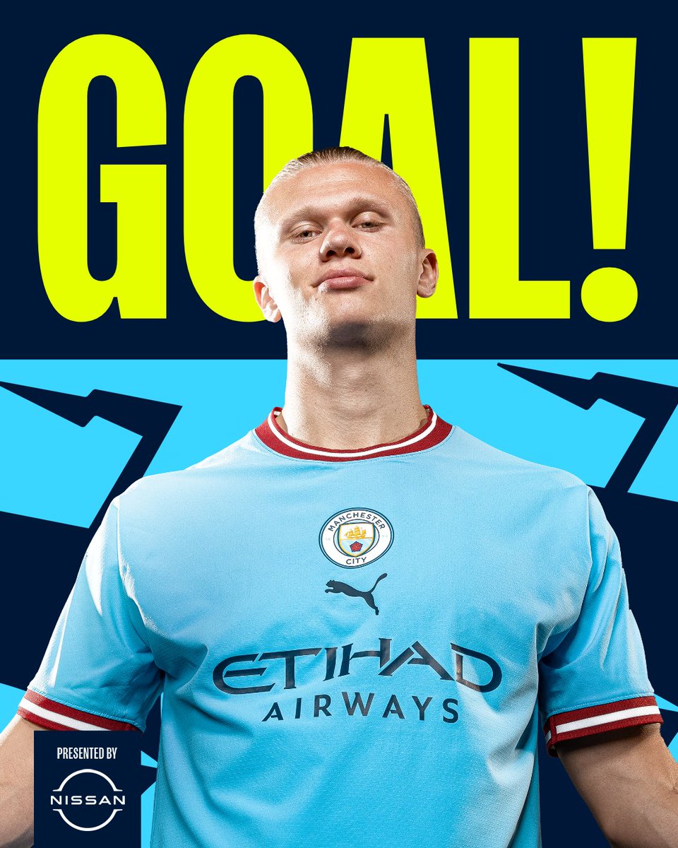 HAALAND!!! 

🔵 1-0 🍬 #ManCity