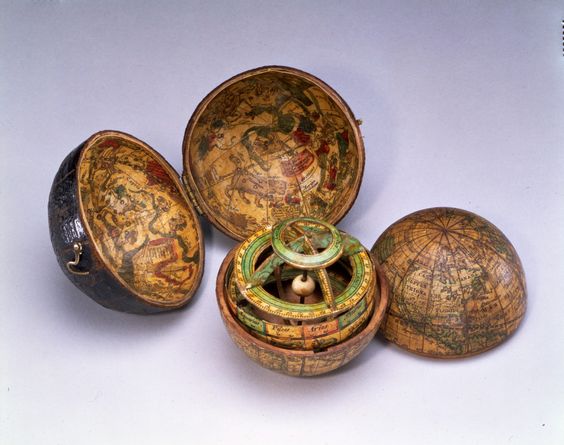 Forget Google maps, I want a pocket globe from 1684.