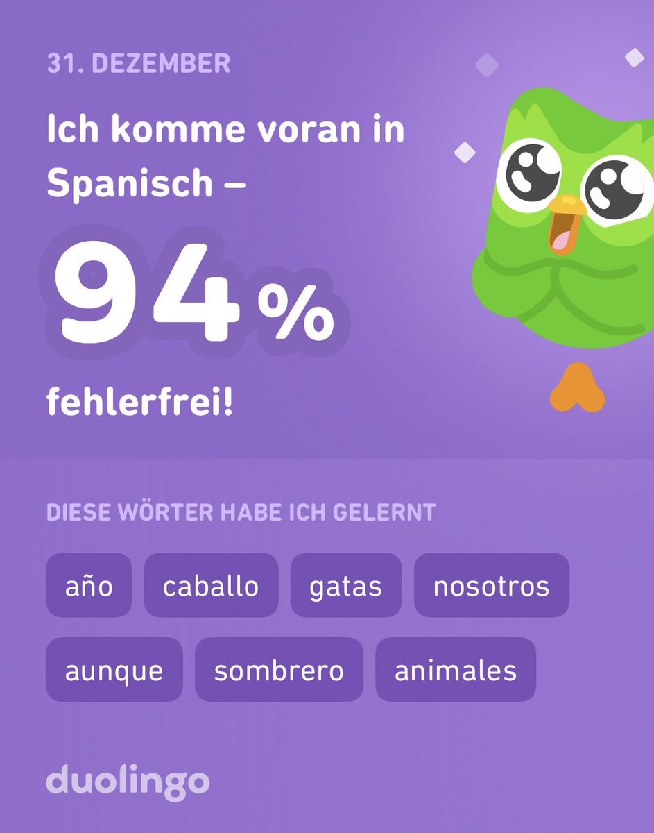 Jamie_Fundue's tweet photo. Ich lerne Spanisch auf Duolingo! Es ist kostenlos, effektiv und macht Spaß. https://t.co/eTIChsbeAi