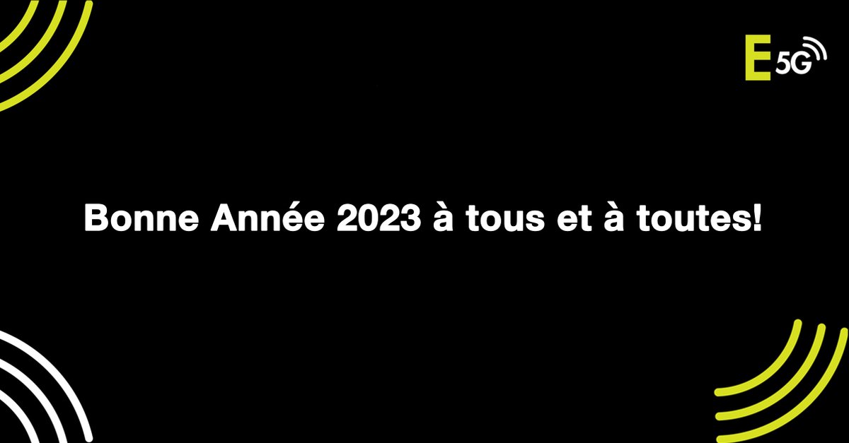 Notre équipe vous souhaite une excellente année 2023 remplie de projets, d'innovations et de partenariats! 🎉

Abonnez-vous à notre infolettre pour rester à l’affût des nouvelles et des événements d’ENCQOR 5G :

quebec.encqor.ca/inscription-a-…

#encqor #infolettre #bonneannée2023