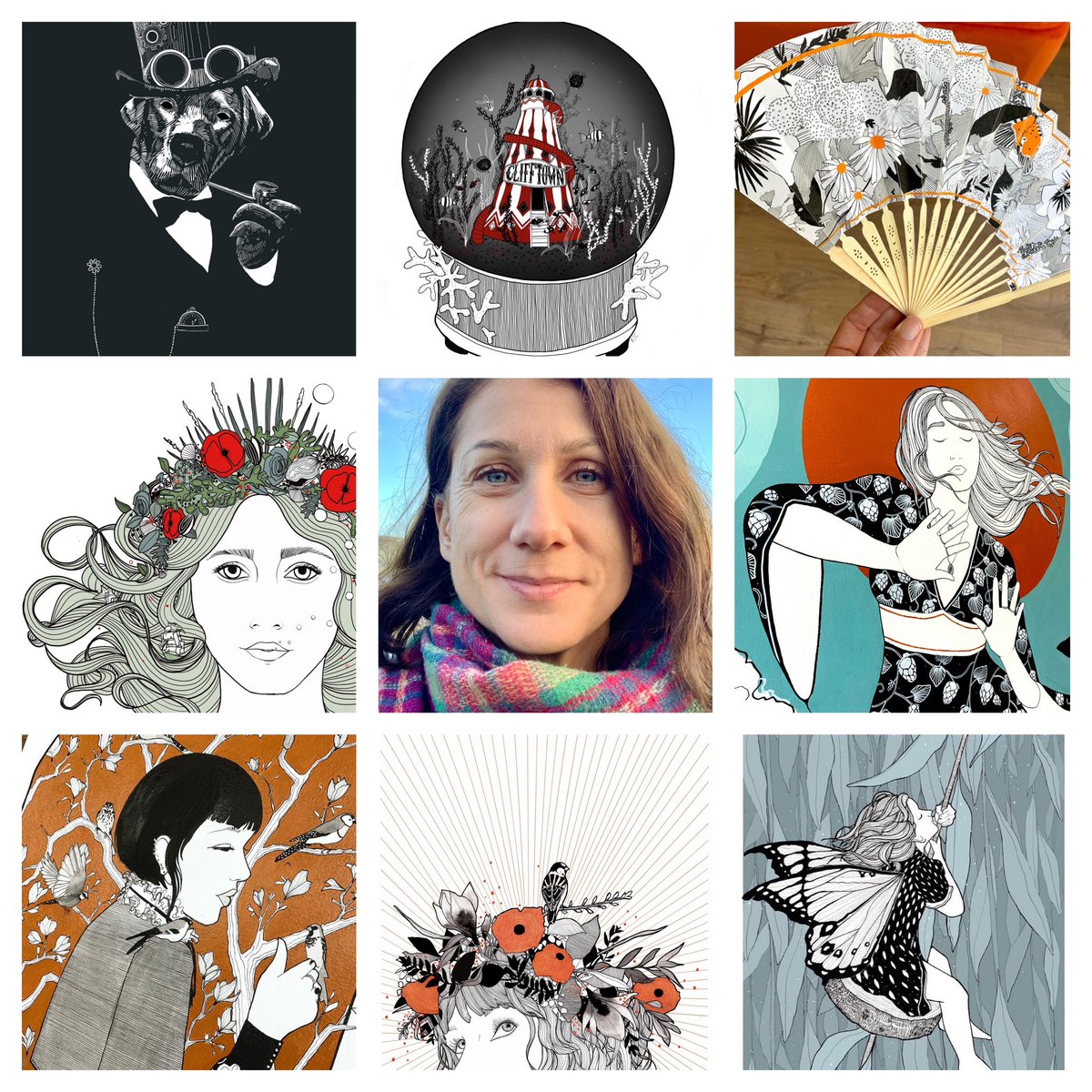 My #artvsartist for this year.. it’s been a year of commissions which has been an absolute honour. Thanks for your support &amp; wishing you a fab 2023! #art #artistwrapped2022 #illustrationart #NewYear