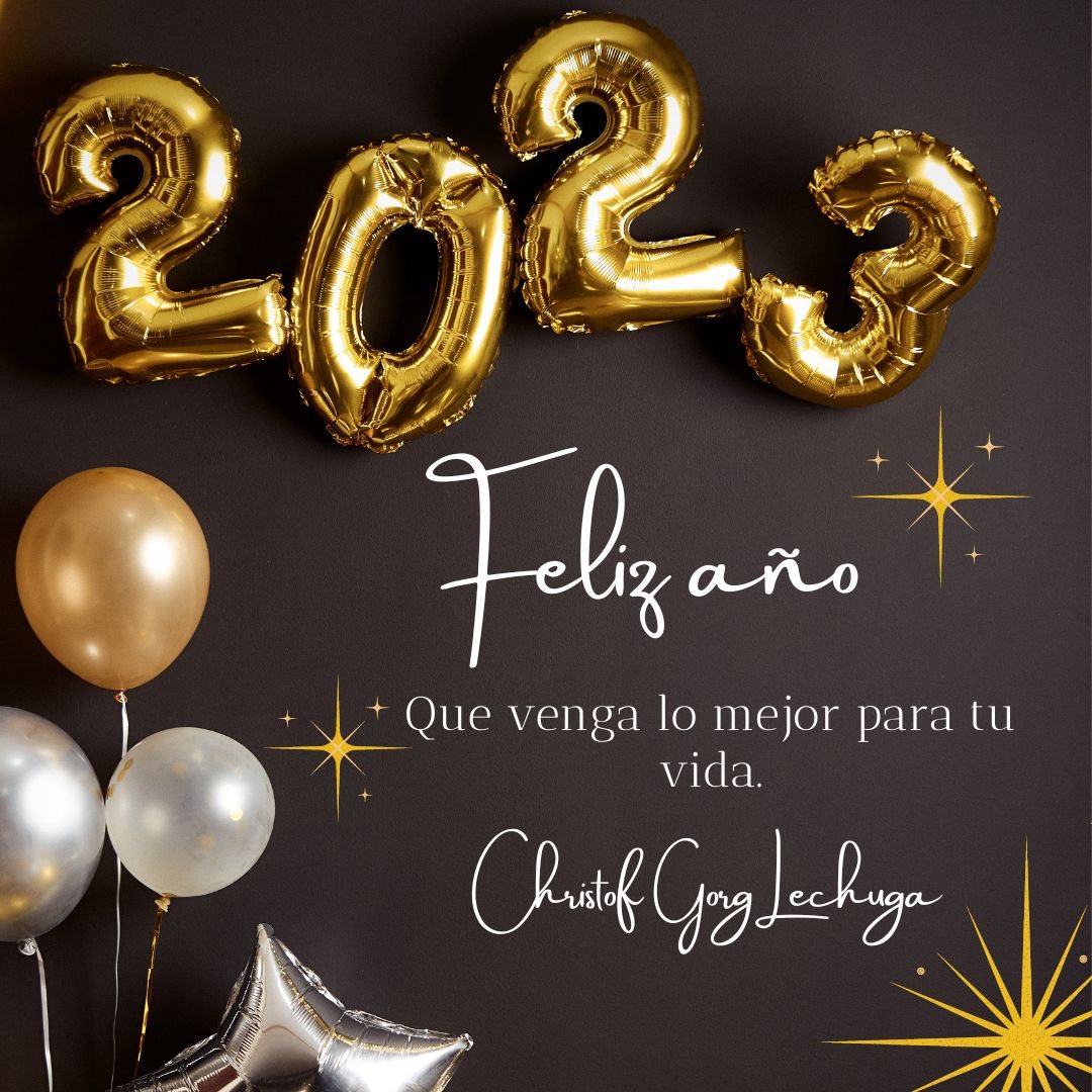 Christof_Gorg's tweet photo. Con mucho cariño les deseo lo mejor en el último día del año 2022. ¡Abrazo! 🥂 🎊 https://t.co/o9cmRCcyRR