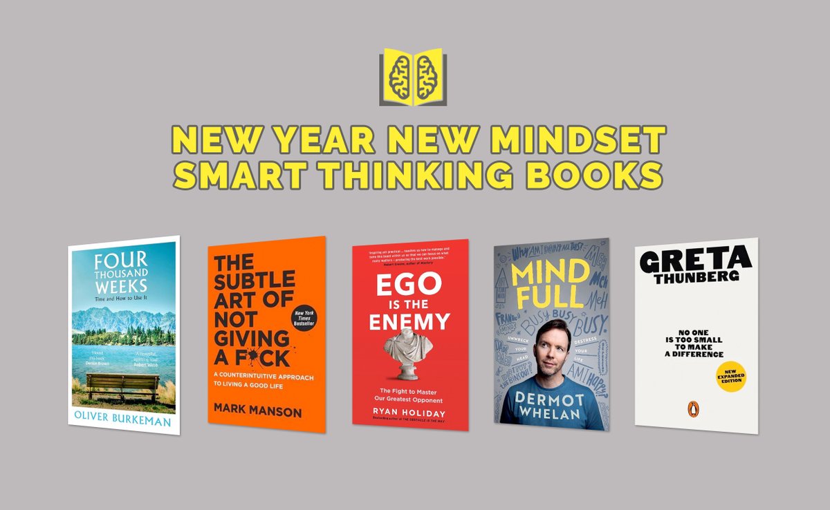 Happy #SmartThinkingSaturday! Set yourself up for a new start in 2023 with these mindset resetting & mindset nourishing books! 

smartthinkingbooks.com/new-year-new-m…

#smartthinkingbooks #BookRecommendations #nonfiction #NewYear