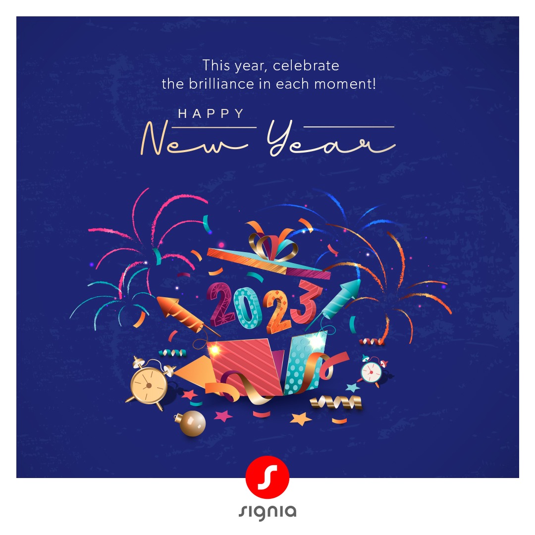 IndiaSignia's tweet photo. New year brings new opportunities to be brilliant! We hope this year brings you closer to your resolutions. Signia wishes you and your family a very Happy New Year!
#nye23 #2023 #NYE #soundprotection #noise #earprotection #signia #hearingloss #SigniaIndia https://t.co/KSRorirgNi