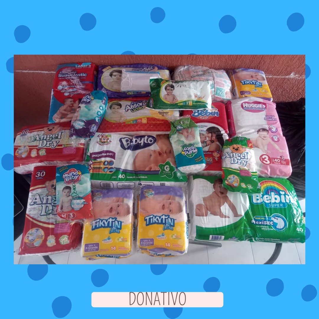🌟 MUCHAS GRACIAS 🌟

🎊 Otro donativo (anónimo) recibido, 🤗 en está ocasión pañales para bebé y adulto. 😊 

✨ Con esto podremos ayudar a más personas. 📣

🤩 ¡Gracias por su colaboración! 😉