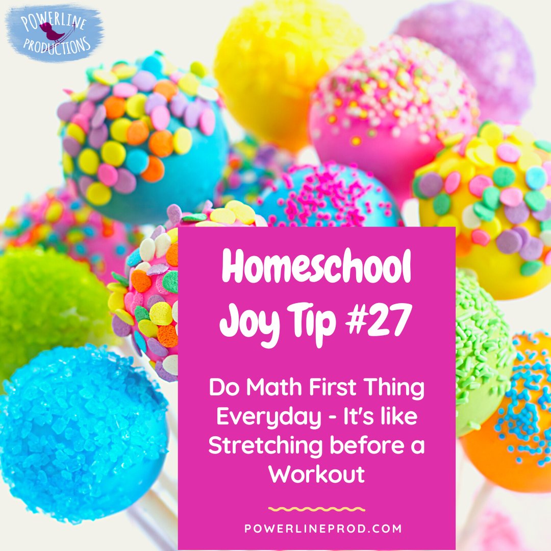MeredithCurtis's tweet image. Joyful Homeschooling tips from Powerline Productions at powerlineprod.com #homeschooltips