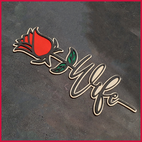 KenMidgleyCraft's tweet photo. I saw a few personalised flowers about the place and thought I'd have a go.  The word/name can be personalised and I have a tulip and a rose at the moment. These are about 20x5cm by 3mm thick. Now just looking for a reasonably priced frame that would be nice to display these in. https://t.co/TxaoVWBi2G