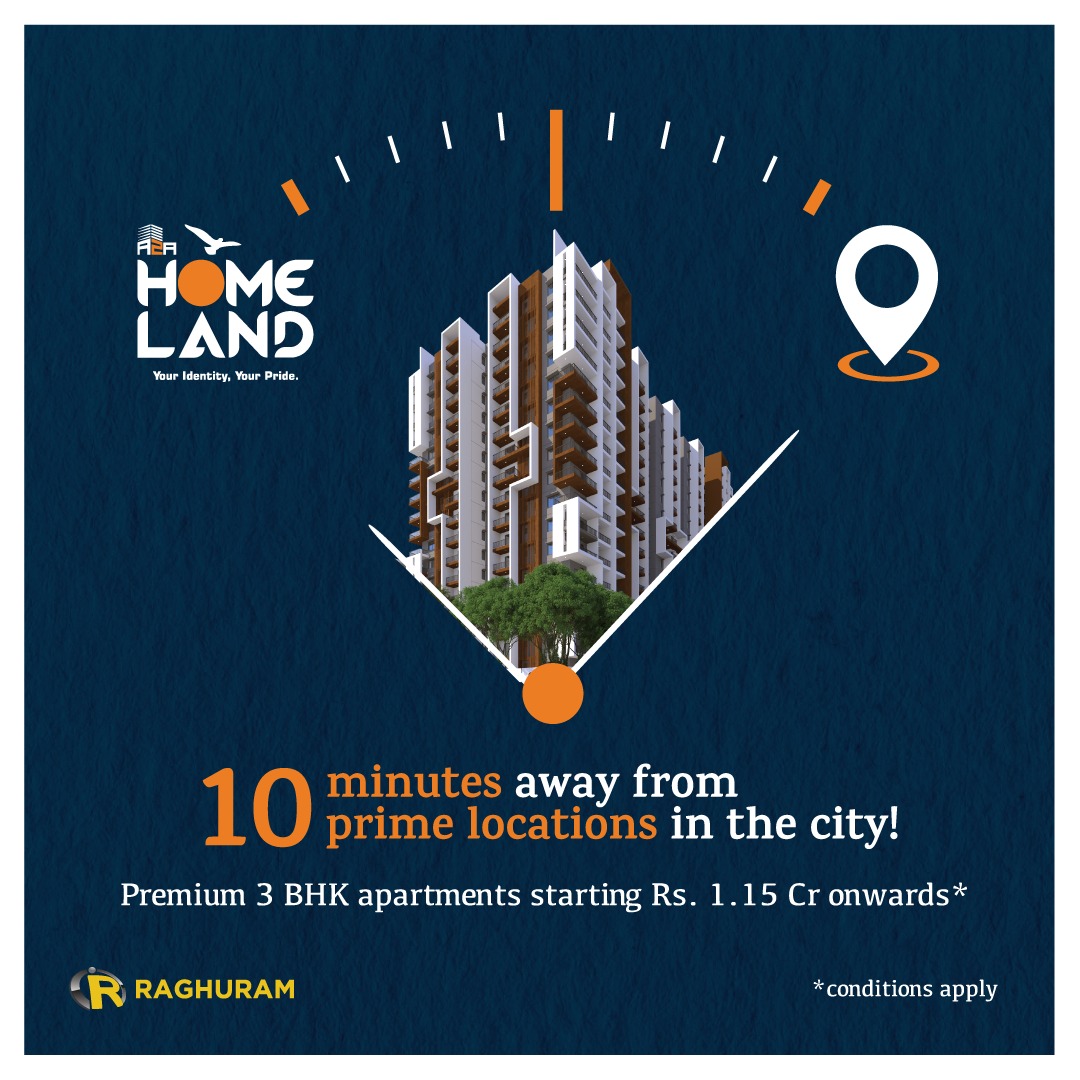 10 minutes is all it takes to reach 10 prime locations in the city. A2A Homelands offers convenience and accessibility at your fingertips. #A2A #A2AHomeland #RaghuramGroup #GatedCommunity #Hyderabad #A2Aconstructions #Balanagar #Citycentre #PremiumLiving #SpaciousApartments